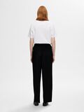 Selected HIGH WAISTED PLISSE TROUSERS, Black, highres - 16095435_Black_004.jpg