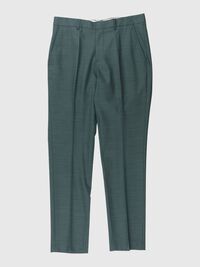 SLIM FIT TROUSERS, Dark Green, highres
