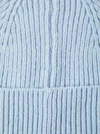 100% MERINO WOOL BEANIE, Cashmere Blue, highres