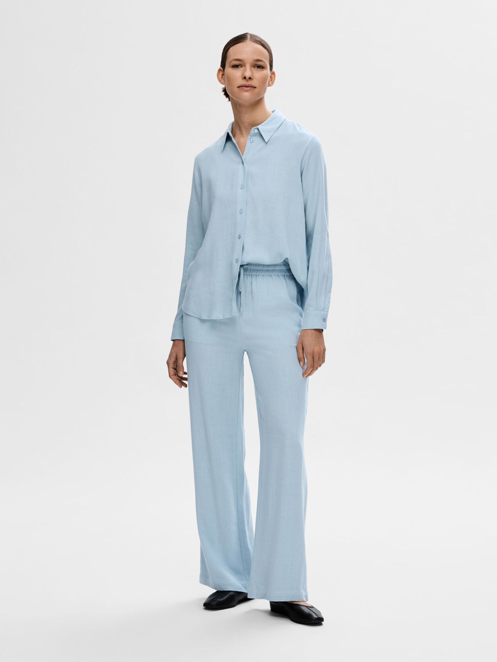 VISKOSEMIX HOSE, Cashmere Blue, highres