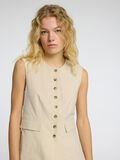 Selected TAILORED LINNENMIX GILET, Sandshell, highres - 16096929_Sandshell_006.jpg