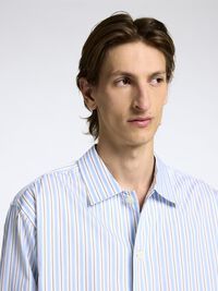100% BOMULD OVERSHIRT, Sky Blue, highres