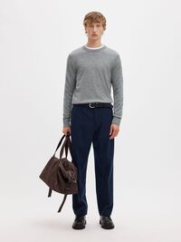 PULLOVER, Medium Grey Melange, highres