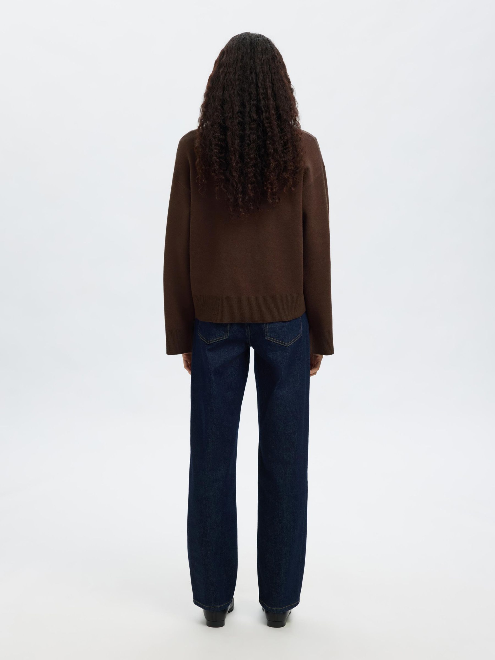 VISCOSE BLEND KNITTED JUMPER, Delicioso, highres