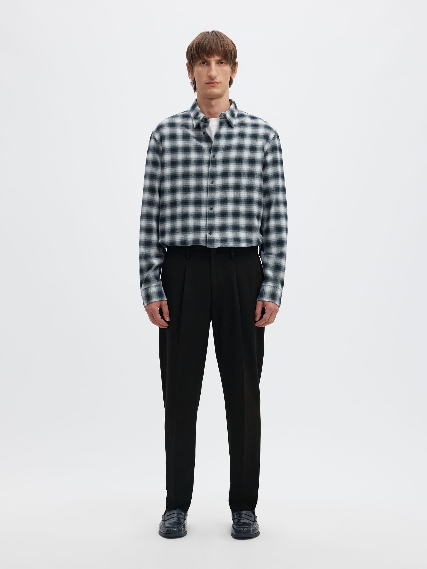 190 TAPERED  TROUSERS, Black, highres