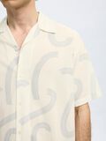 Selected BEDRUKT OVERHEMD MET KORTE MOUWEN, Egret, highres - 16091381_Egret_1184043_006.jpg