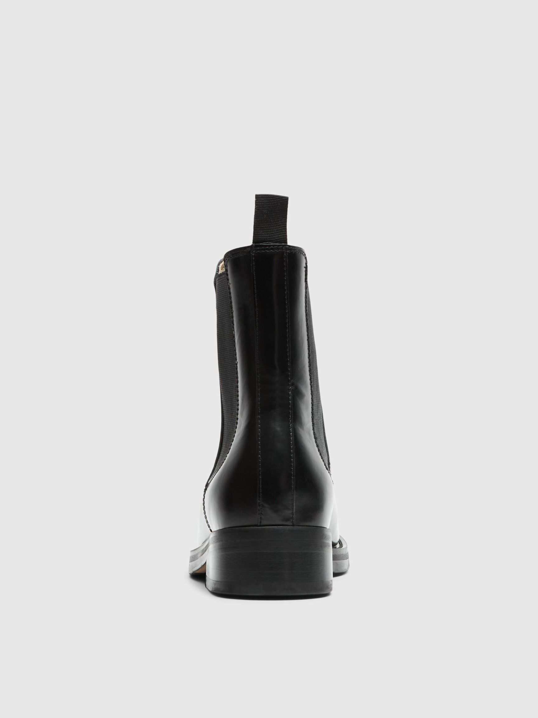 LEER CHELSEA BOOTS, Black, highres