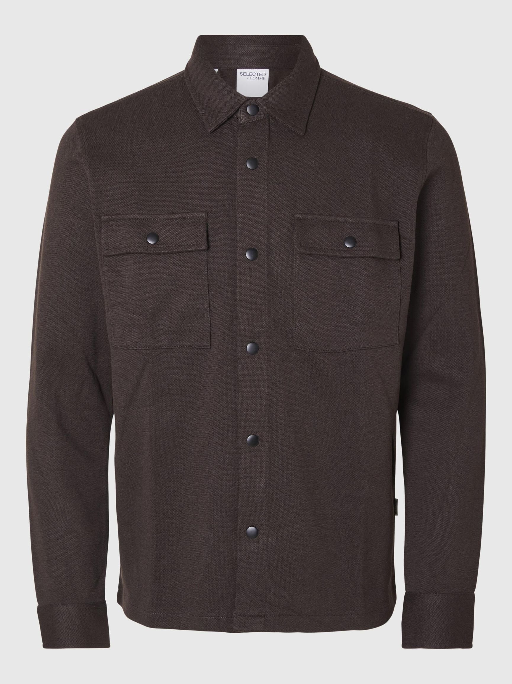 KLASSIEKE OVERSHIRT, Chocolate Torte, highres