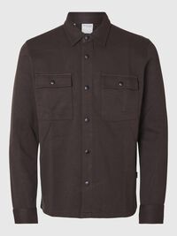 KLASSIEKE OVERSHIRT, Chocolate Torte, highres