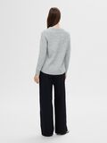 Selected LANGÄRMELIGER STRICKPULLOVER, Light Grey Melange, highres - 16074482_LightGreyMelange_004.jpg