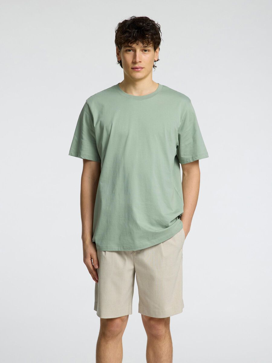 Selected NORMAL T-SHIRT, Iceberg Green, highres - 16087842_IcebergGreen_003.jpg