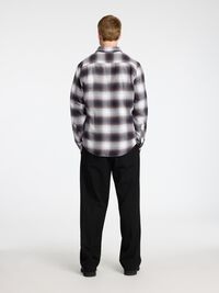 FLANELLE CHEMISE, White, highres