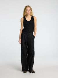 STRICK OBERTEIL, Black, highres