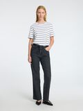Selected STRIPED BOXY FIT T-SHIRT, Bright White, highres - 16087918_BrightWhite_1157107_005.jpg