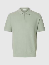 À FERMETURE ÉCLAIR POLO, Aqua Gray, highres