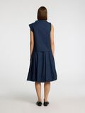 Selected PLEATED SLEEVELESS TOP, Outer Space, highres - 16099015_OuterSpace_004.jpg