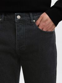 220 LOOSE FIT JEANS, Black Denim, highres