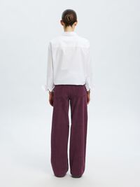 WIDE FIT FLØJLSBUKSER, Fig, highres