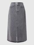 Selected DENIM JUPE MI-LONGUE, Light Grey Denim, highres - 16094478_LightGreyDenim_001.jpg