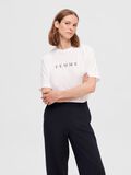 Selected PRINTED T-SHIRT, Bright White, highres - 16085609_BrightWhite_1050045_008.jpg