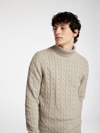ZOPFSTRICK PULLOVER, Oatmeal, highres