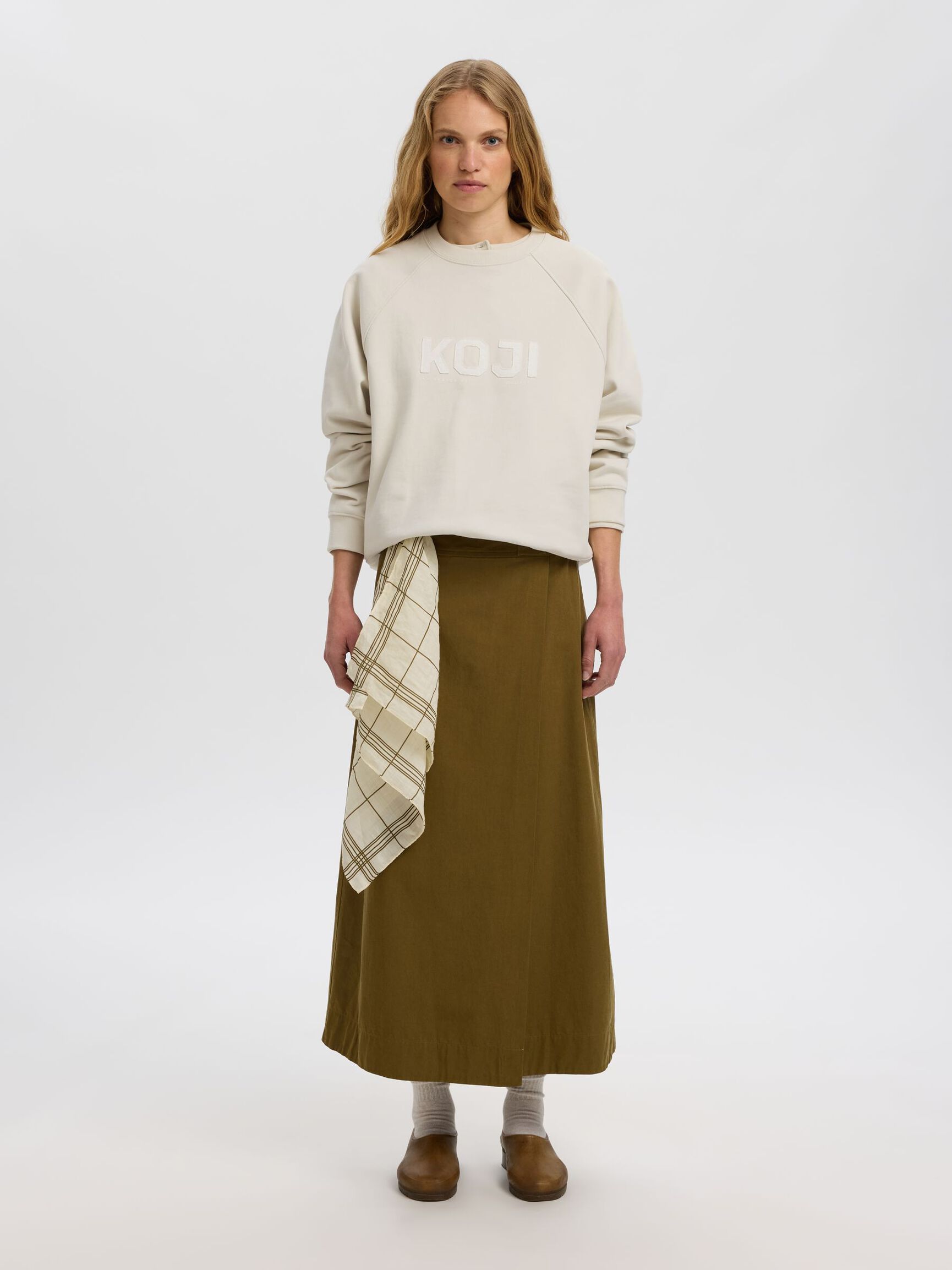 ORGANIC COTTON LONG SLEEVED SWEATSHIRT, Silver Birch, highres