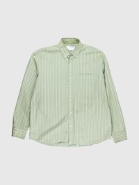 RELAXED FIT BUTTON-DOWN SHIRT, Iceberg Green, highres