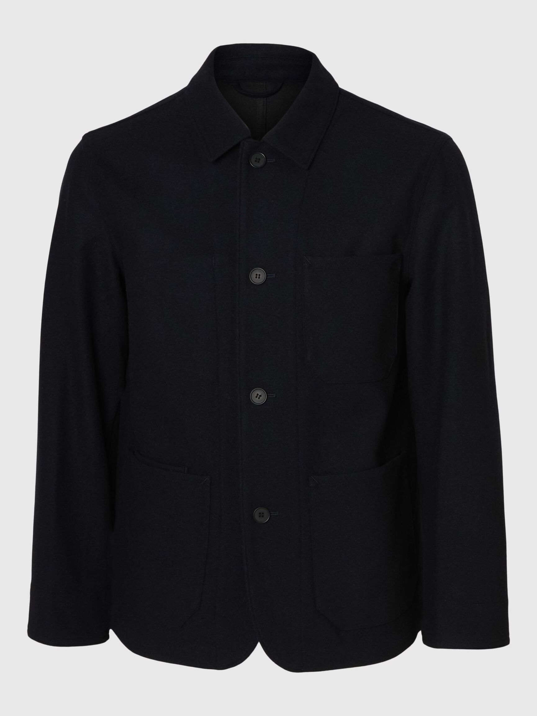 WOLMIX BLAZER, Navy Blazer, highres