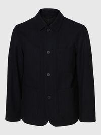 WOLMIX BLAZER, Navy Blazer, highres