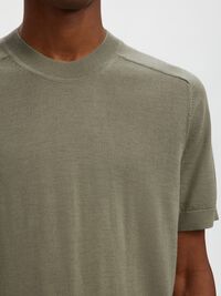 100% MERINO WOOL T-SHIRT, Vetiver, highres