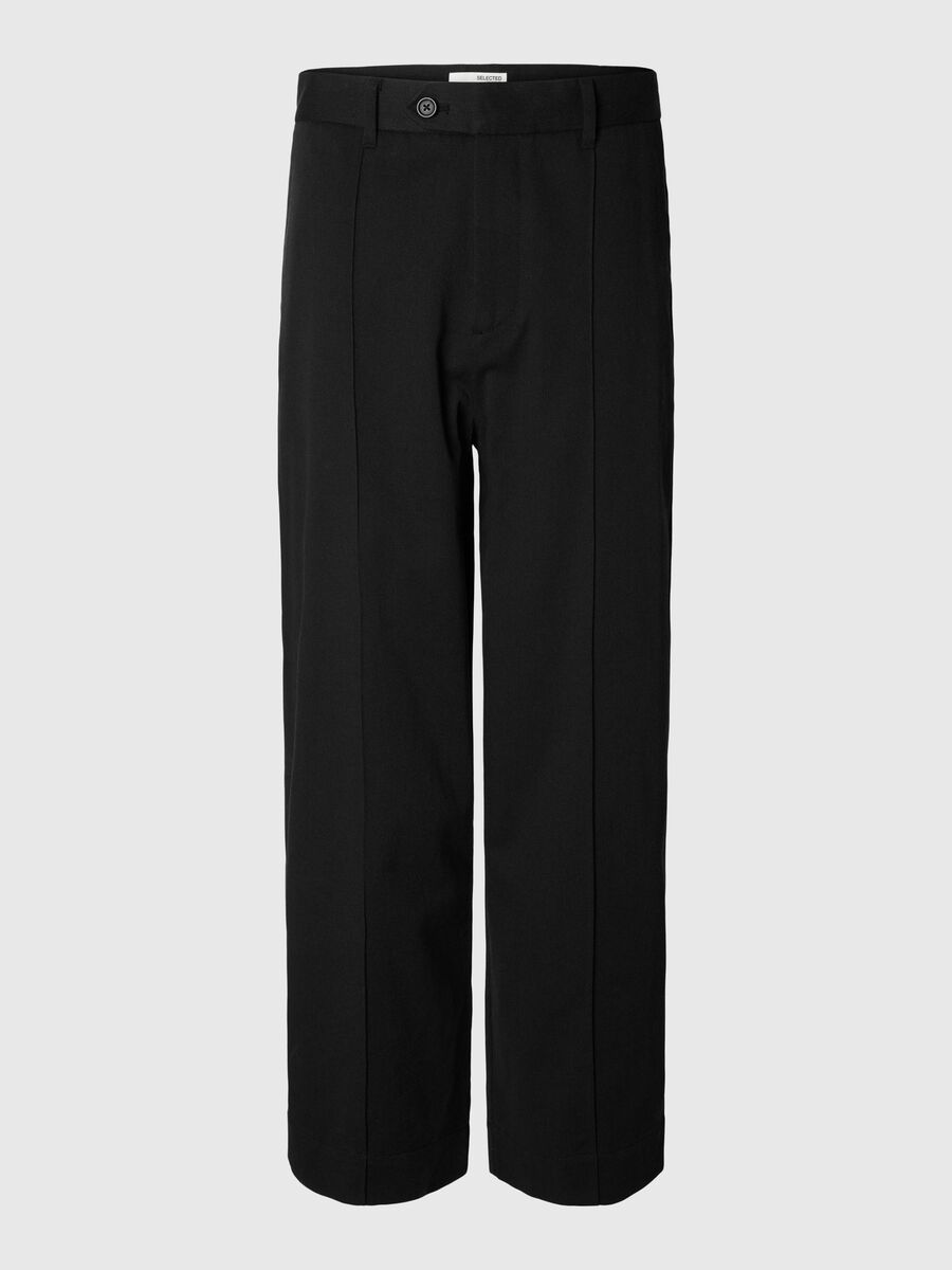 Selected WOLMIX WIDE FIT BROEK, Black, highres - 16095633_Black_001.jpg