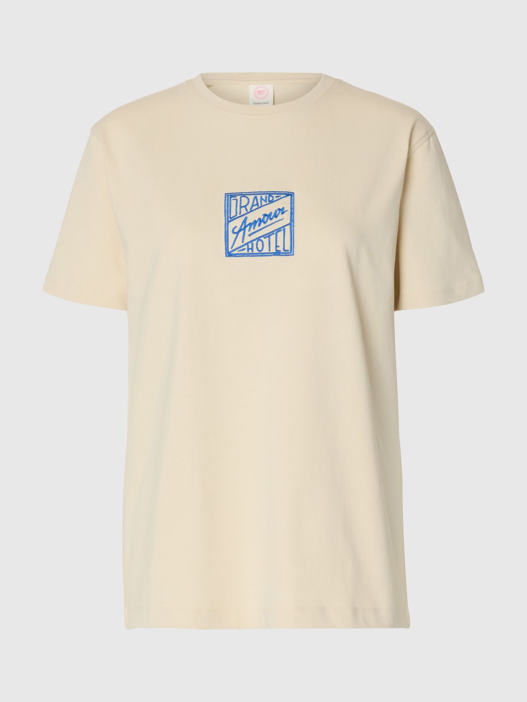 RELAXED FIT T-SHIRT, Angora, highres