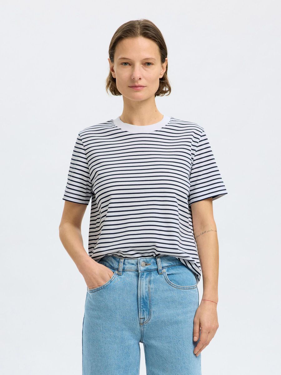 Selected GESTREIFTES BOXY FIT T-SHIRT, Dark Sapphire, highres - 16087918_DarkSapphire_1157077_003.jpg