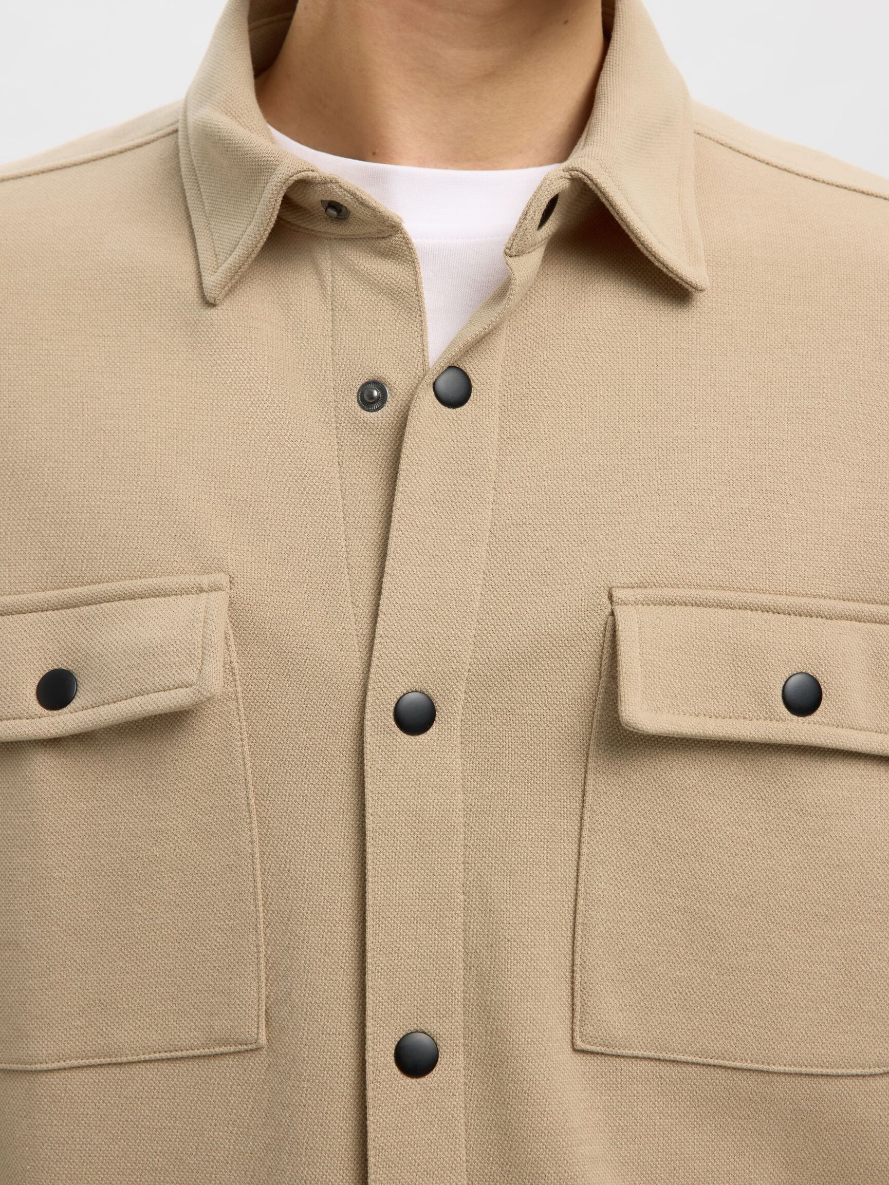 CLASSIC OVERSHIRT, Incense, highres