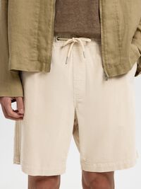 DE CORDUROY, CORTE REGULAR SHORTS, Fog, highres