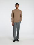Selected RONDE HALS SWEATER, Greige, highres - 16092599_Greige_005.jpg