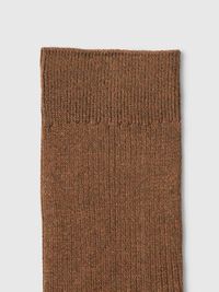COTTON BLEND SOCKS, Turkish Coffee, highres