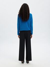 LONG-SLEEVED KNITTED JUMPER, Super Sonic, highres