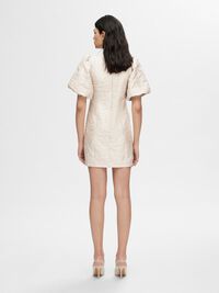 GEDESSINEERD MINI JURK, Humus, highres