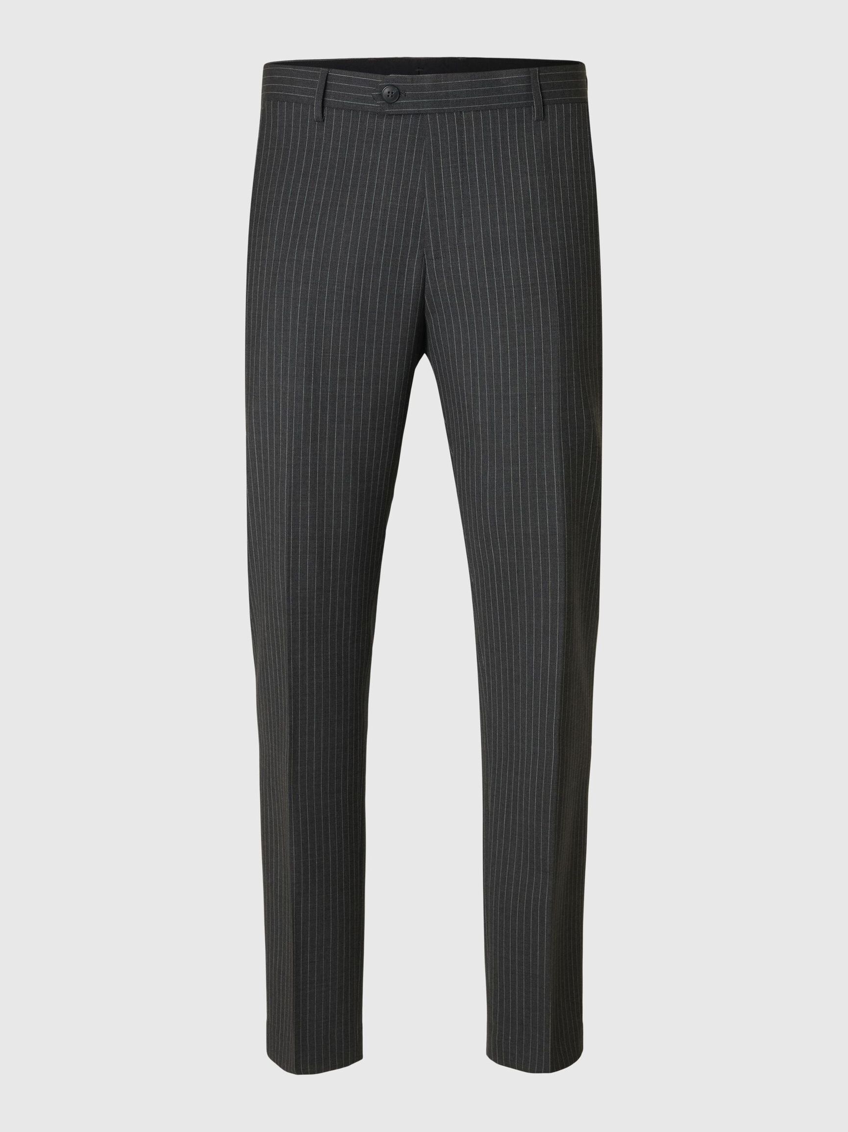 WOLMIX KRIJTSTREEP PANTALON, Grey, highres