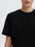 Selected BOXY FIT T-SHIRT MET RONDE HALS, Black, highres - 16099930_Black_006.jpg