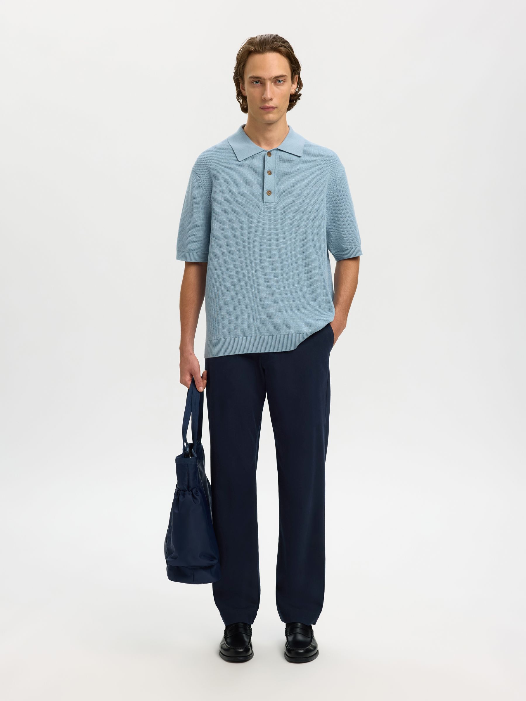 196 STRAIGHT-LEG TROUSERS, Sky Captain, highres