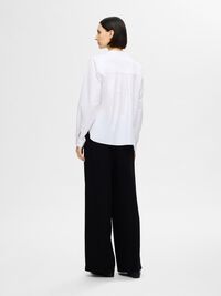 LANGARM BLUSE, Bright White, highres