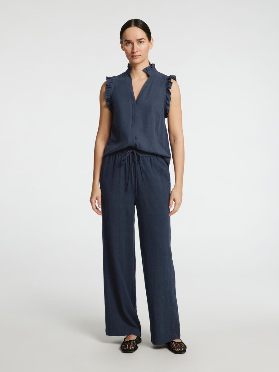 Selected MOUWLOOS TOP MET RUCHES, Dark Sapphire, highres - 16096447_DarkSapphire_005.jpg