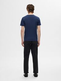 3-PACK COTTON T-SHIRT, Navy Blazer, highres