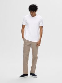 V-NECK T-SHIRT, Bright White, highres