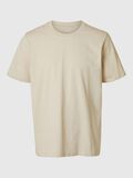 Selected REGULAR T-SHIRT, Oatmeal, highres - 16087842_Oatmeal_001.jpg