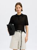 Selected KURZARM POLOHEMD AUS STRICK, Black, highres - 16097552_Black_008.jpg