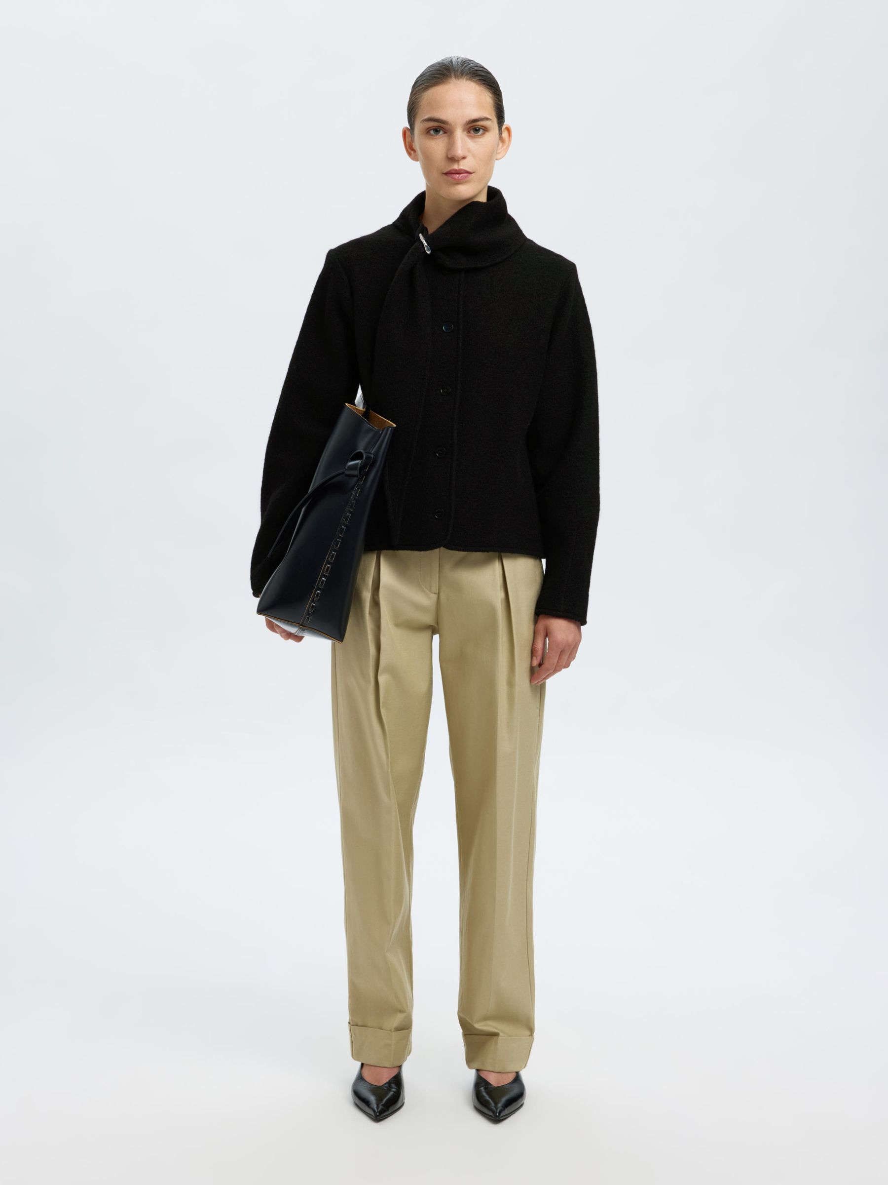 ULL KORT JACKA, Black, highres