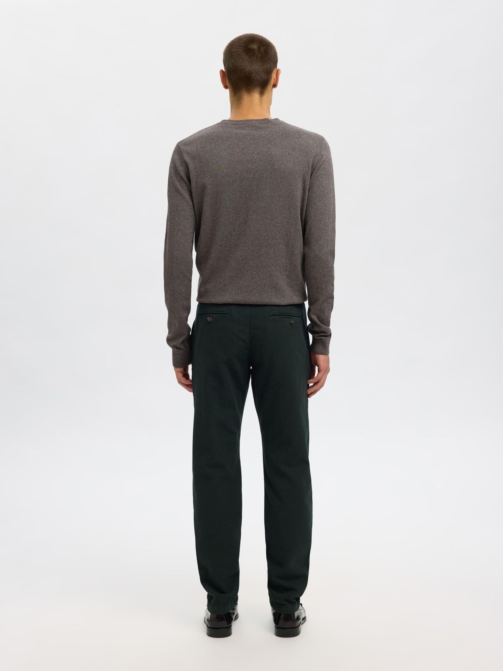 175 TEXTURIERTE SLIM FIT CHINO, Deep Forest, highres